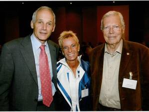 Dr. Reto Cina, Gigi Oeri, Dr. Karlheinz Böhm