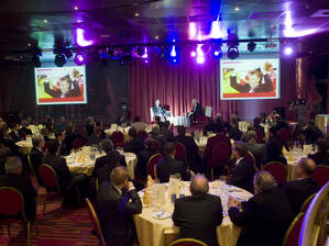 An elegant and festive atmosphere