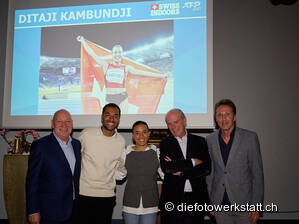 Roger Brennwald, William Reais, Ditaji Kambundji, Ruedi Schiesser, Adrian Knup